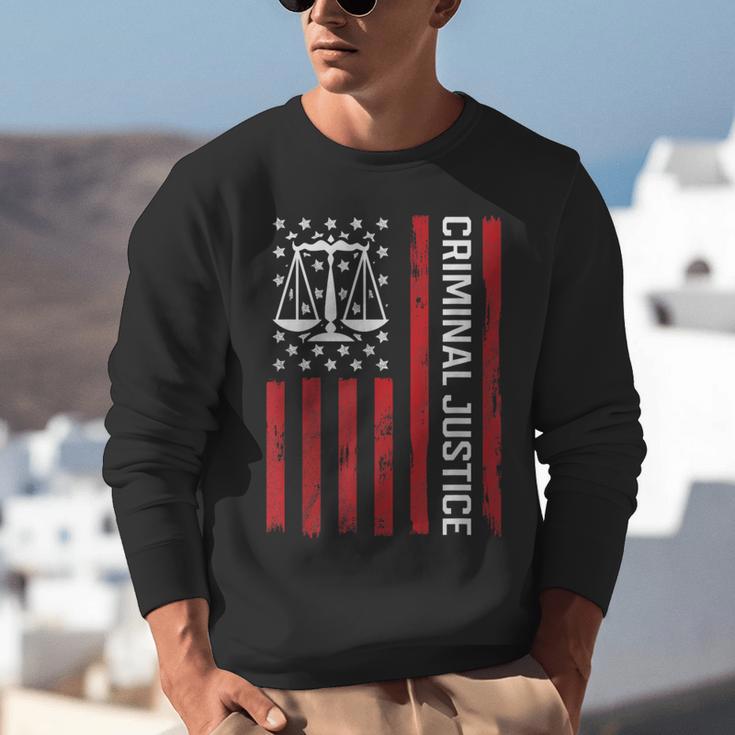 Criminal Justice Major College Student Graduate Graduation Unisex Sweatshirt