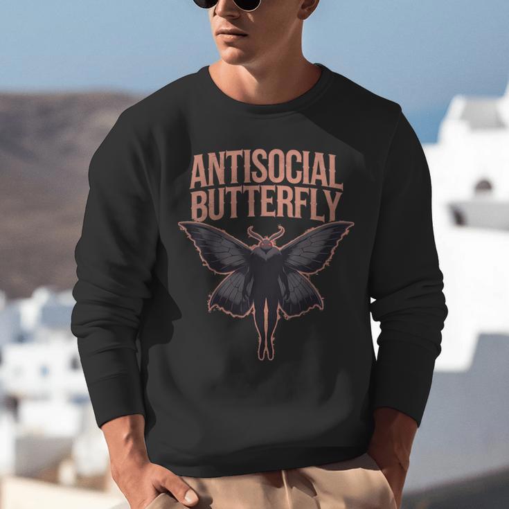 Cryptid Cryptozoology Mothman Introvert -Adults Butterfly Small Crew Neck Classic Fit Short Sleeve Polyester 100 Printed Blended Fabric Unisex Sweatshirt Cryptid Cryptozoology Mothman Introvert -Adults Butterfly Small Crew Neck Classic Fit Short Sleeve Polyester 100 Printed Blended Fabric Unisex Sweatshirt
