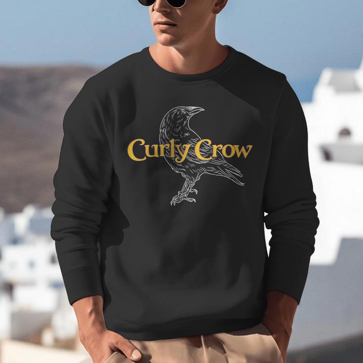 Curly Crow Art And Books Logo Unisex Sweatshirt