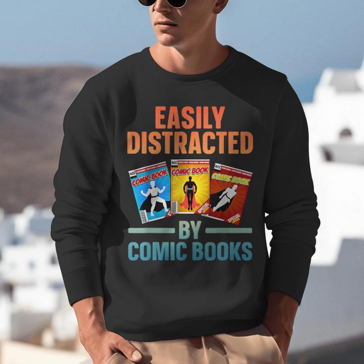 Cute Comic Book For Men Women Comic Book Collector Unisex Sweatshirt