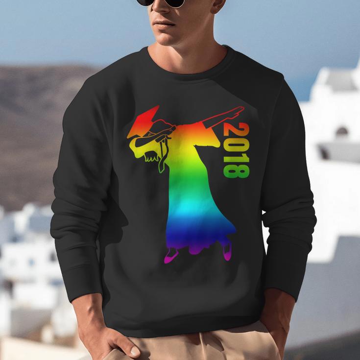Dabbing Graduate 2018 Graduation Celebration Unisex Sweatshirt