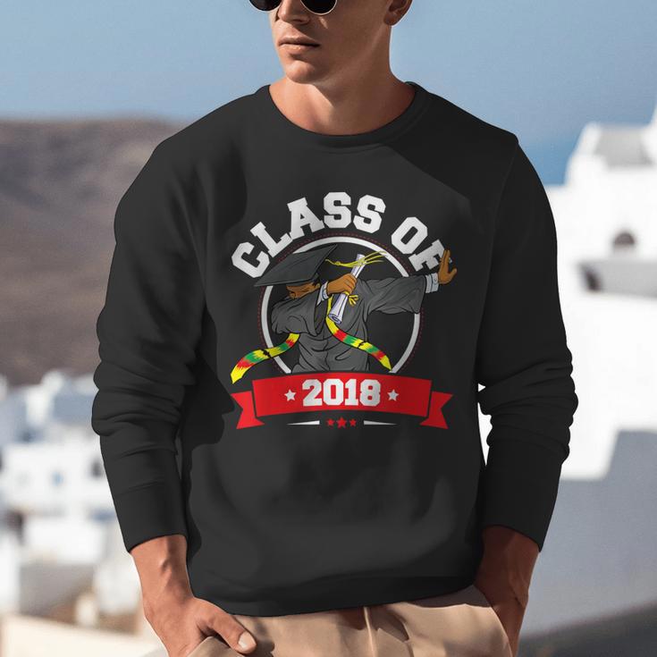 Dabbing Graduation Class Of 2018 TShirt History Month Unisex Sweatshirt