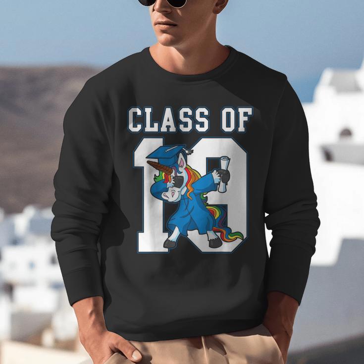 Dabbing Graduation Class Of 2019 Unicorn Shirt Unisex Sweatshirt