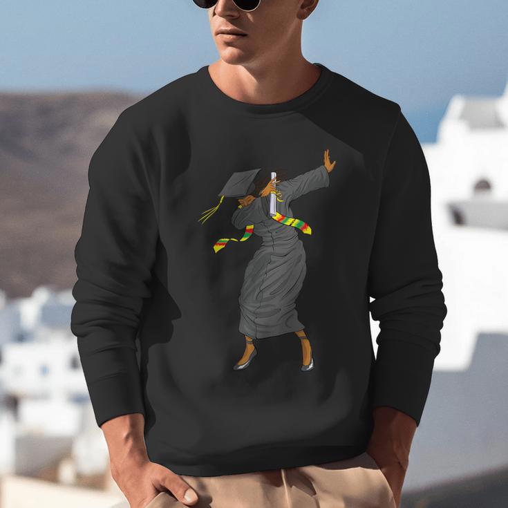 Dabbing Graduation Class Of 2025 Women History Month Unisex Sweatshirt