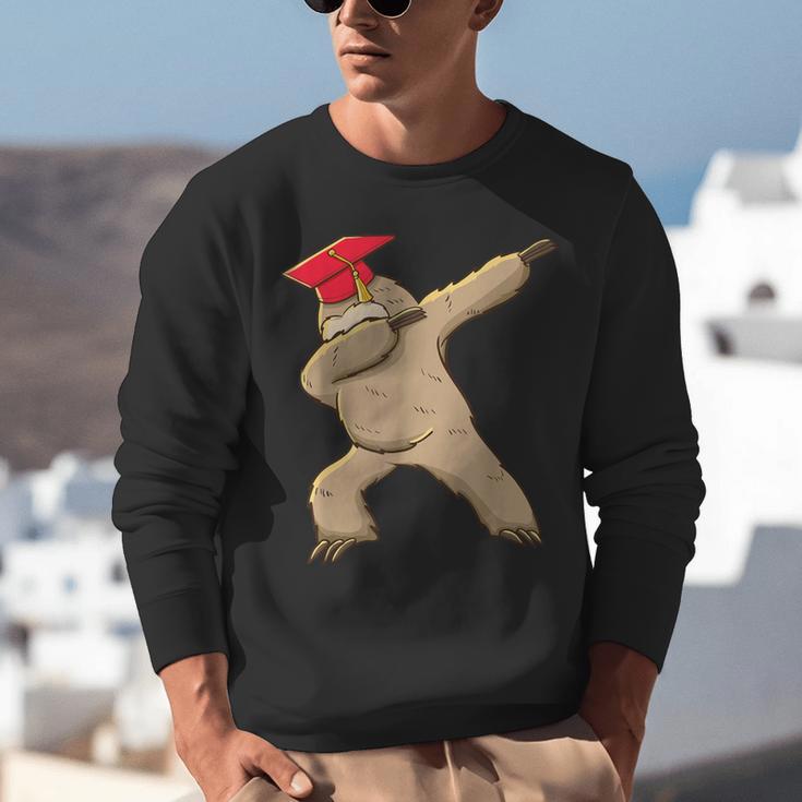 Dabbing Sloth School GraduationShirt For Kids Unisex Sweatshirt