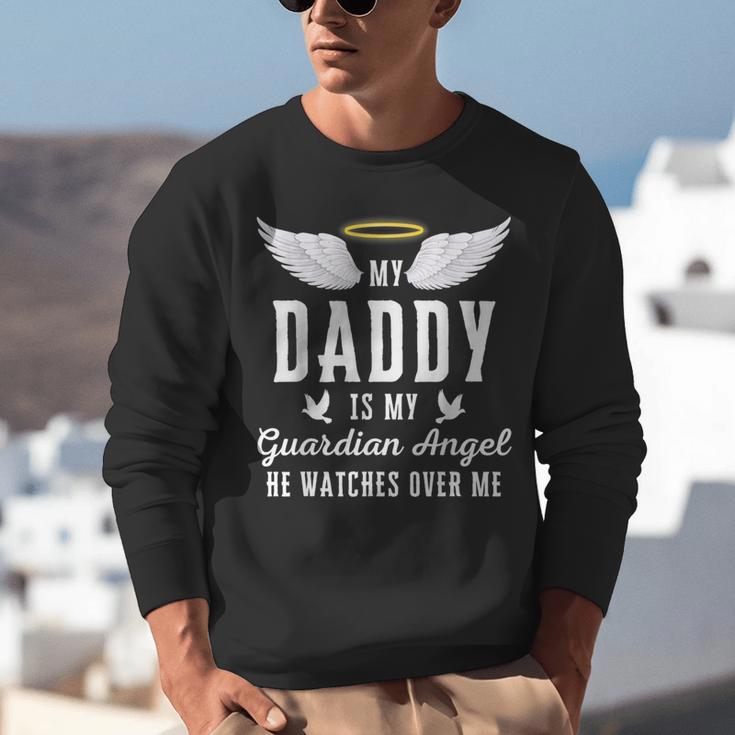 My Daddy Is My Guardian Angel In Loving Memorial Memory Tee Unisex Sweatshirt