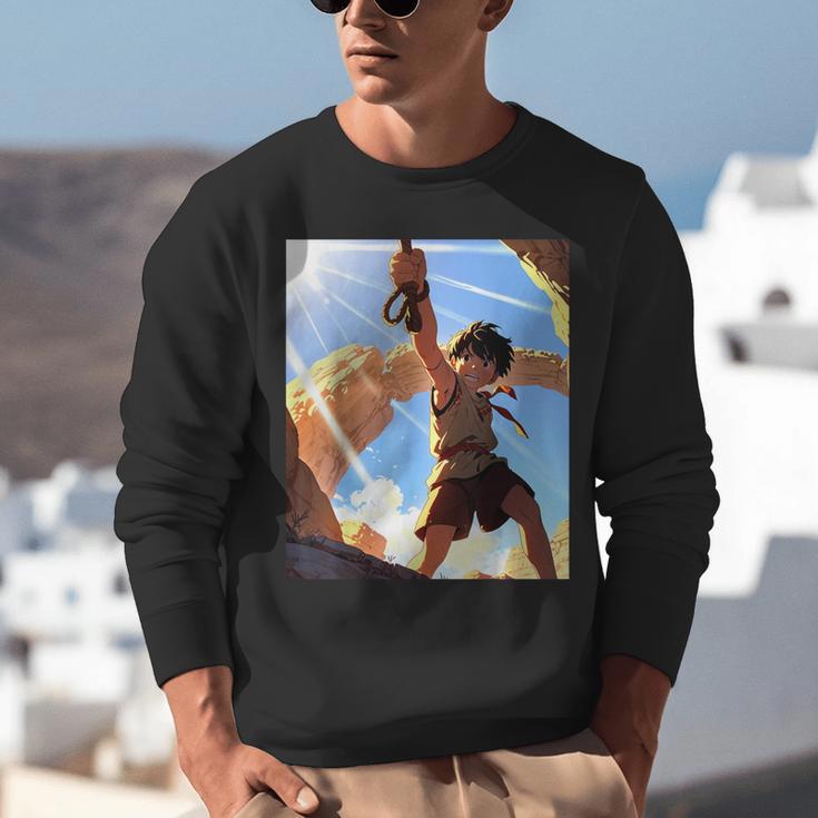 David And Goliath Bible Book Samuel King David Anime Manga Unisex Sweatshirt