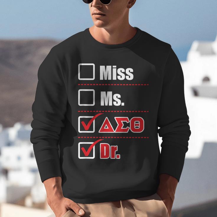 Delta Sigma Theta Sorority Delta Doctor Graduation Unisex Sweatshirt