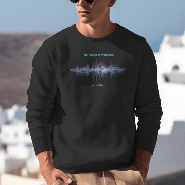 DIAL UP Modem Sound Of Progress 1996 Gen X Tech Nostalgia Unisex Sweatshirt