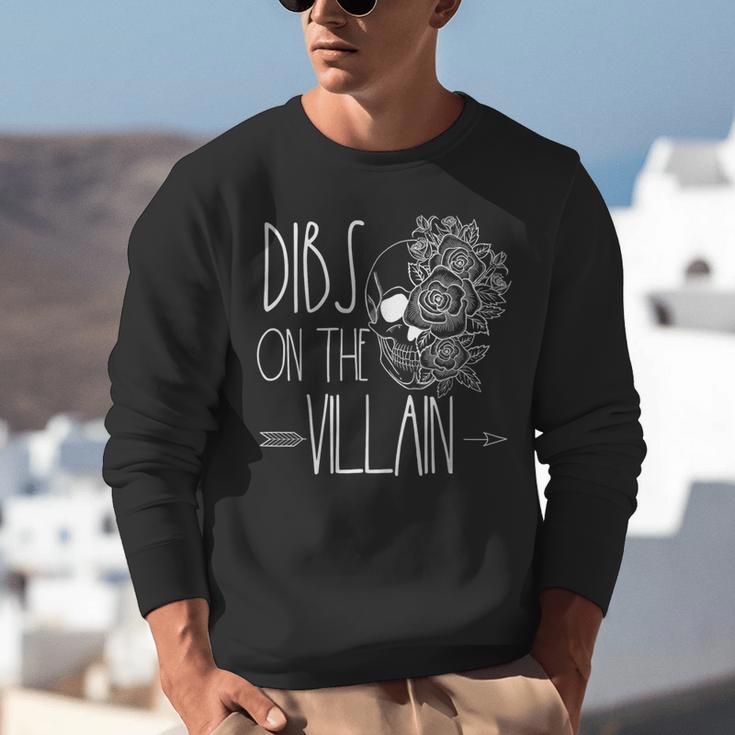 Dibs On The Villain Spicy Books Women Smutty Merch Romantasy Unisex Sweatshirt Dibs On The Villain Spicy Books Women Smutty Merch Romantasy Unisex Sweatshirt