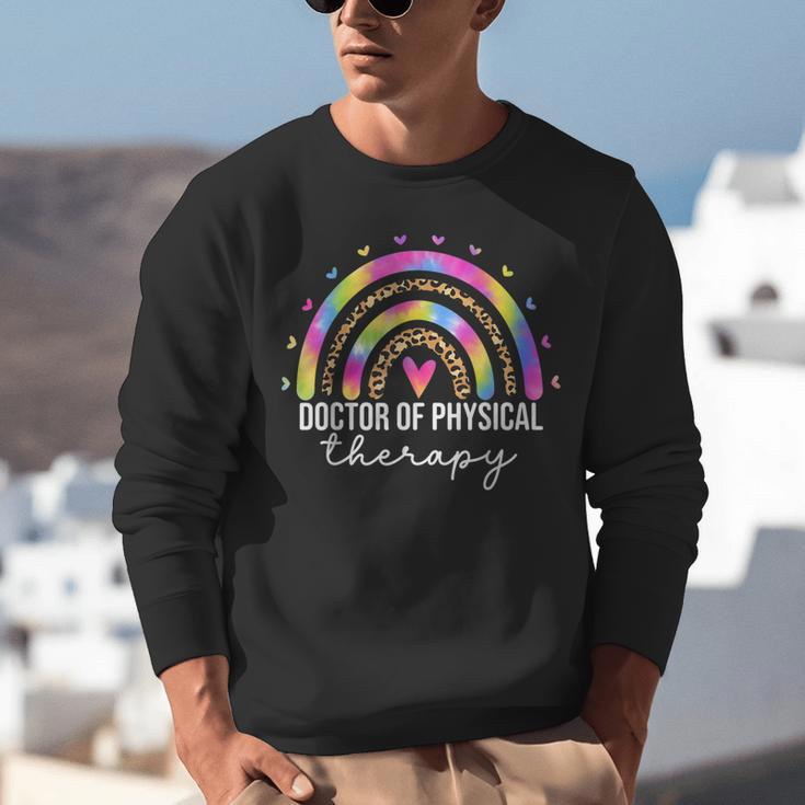 Doctor Of Physical Therapy Therapist DPT Graduation Rainbow Unisex Sweatshirt