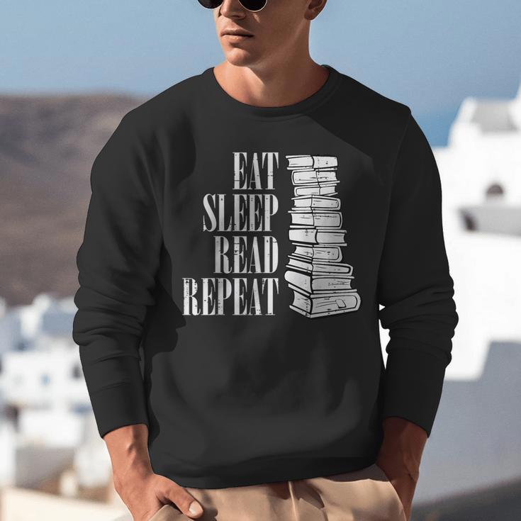 Eat Sleep Read Repeat Reading Book Librarian Men Women Kids Unisex Sweatshirt Eat Sleep Read Repeat Reading Book Librarian Men Women Kids Unisex Sweatshirt