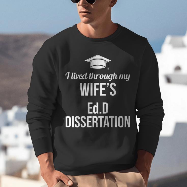 EDD Doctor Of Education EdD Wife Doctorate Graduation Unisex Sweatshirt