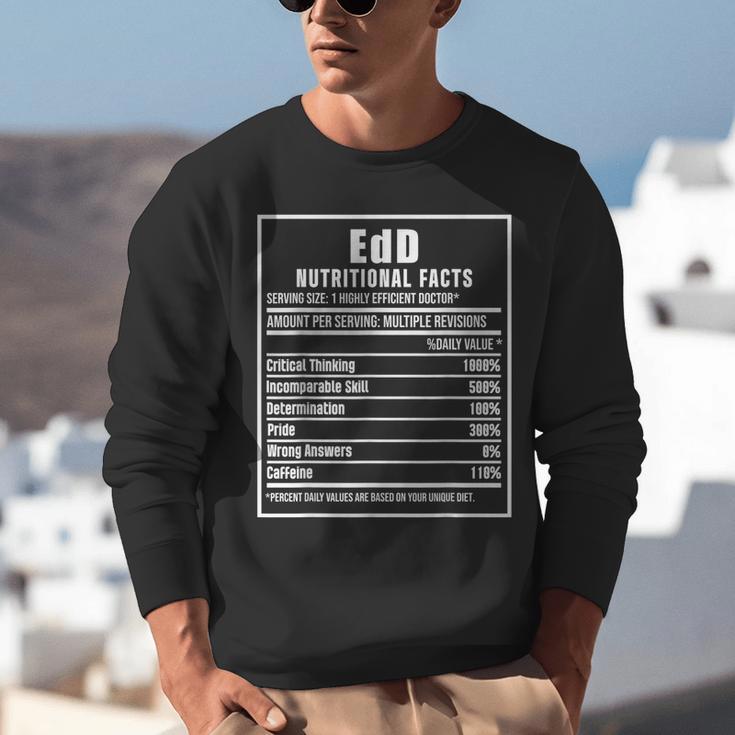 EdD Doctor Of Education Nutrition Doctorate Graduation Unisex Sweatshirt