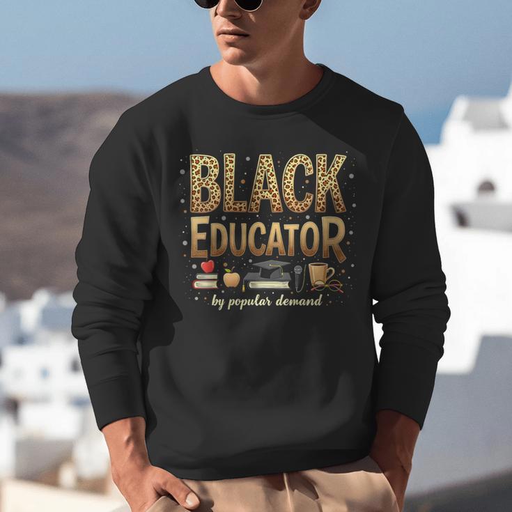 Educator By Popular Demand African American Book Lover Unisex Sweatshirt Educator By Popular Demand African American Book Lover Unisex Sweatshirt