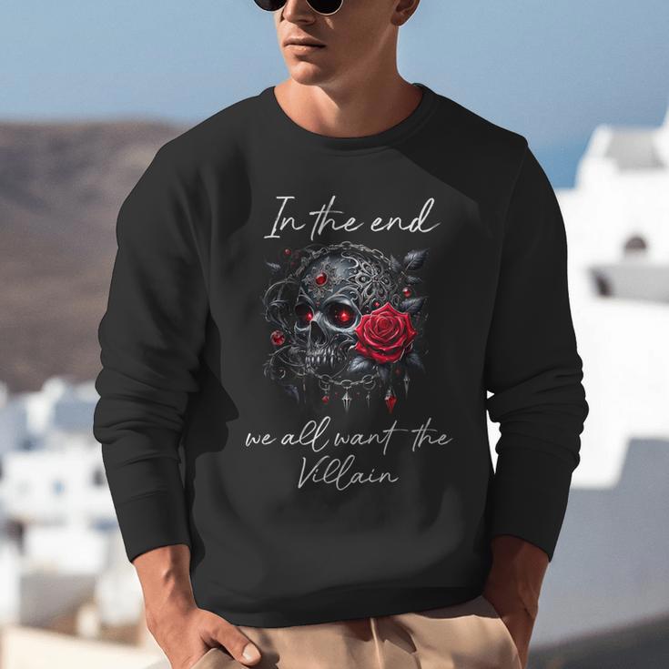 In The End We All Want The Villain Smutty Book Dark Romance Unisex Sweatshirt In The End We All Want The Villain Smutty Book Dark Romance Unisex Sweatshirt