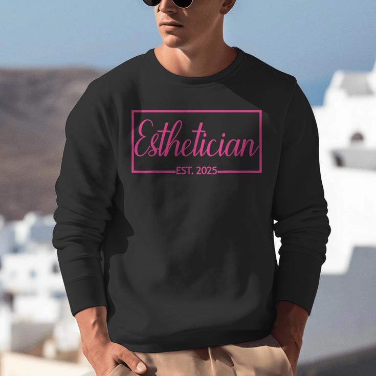 Esthetician Est 2025 Skin Care Specialist Graduation Unisex Sweatshirt