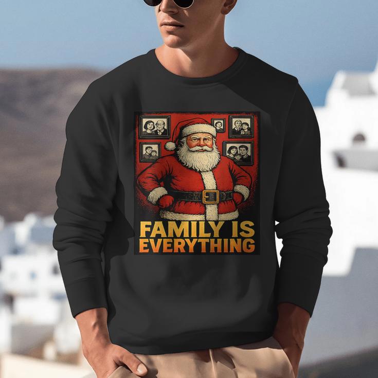 Family Christmas Retro Santa Holiday Nostalgia Vibes Unisex Sweatshirt Family Christmas Retro Santa Holiday Nostalgia Vibes Unisex Sweatshirt