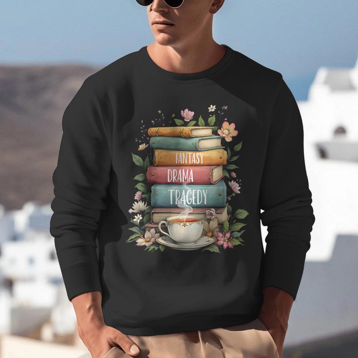 Fantasy Drama Tragedy Book Lover Subtle Watercolor Unisex Sweatshirt Fantasy Drama Tragedy Book Lover Subtle Watercolor Unisex Sweatshirt