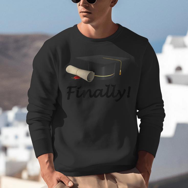 Finally I'm Graduate Graduation Unisex Sweatshirt