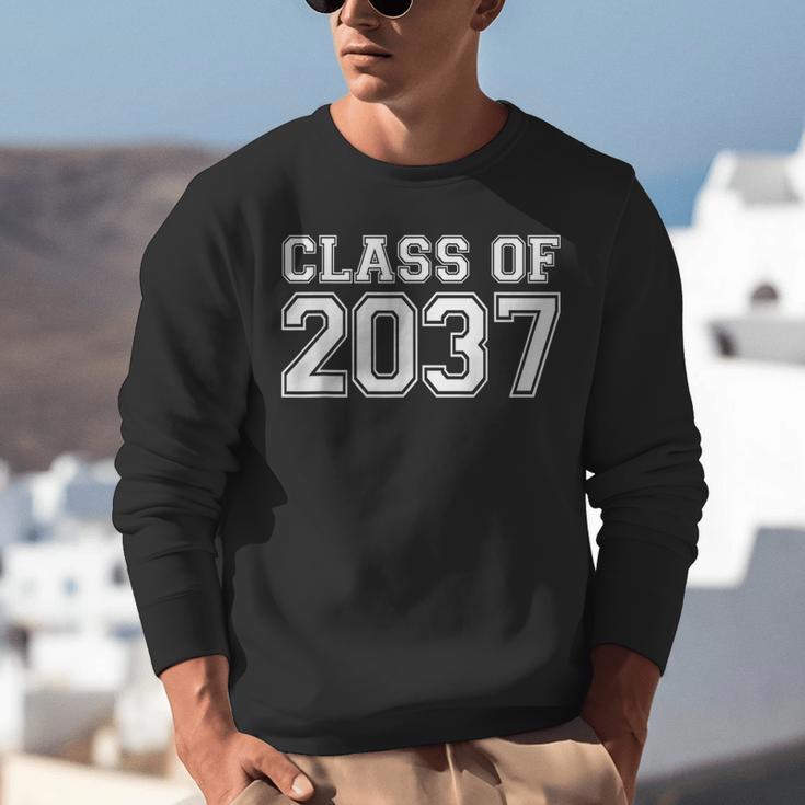 First Grade Class Of 2037 First Day School Graduation Kids Unisex Sweatshirt
