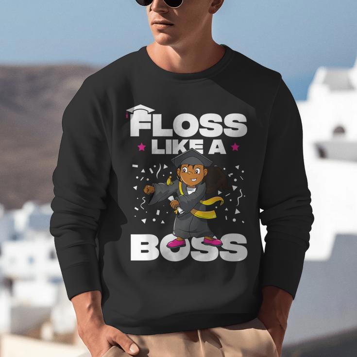 Floss Like A Boss Shirt Class Of 2019 Graduation Kids Unisex Sweatshirt