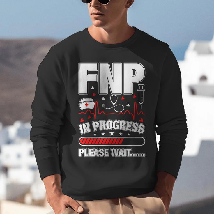 FNP In Progress Graduation Family Nurse Practitioner Unisex Sweatshirt