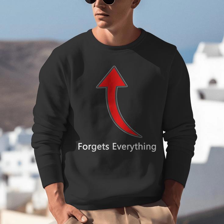 Forgets Everything Bad Memory Unisex Sweatshirt