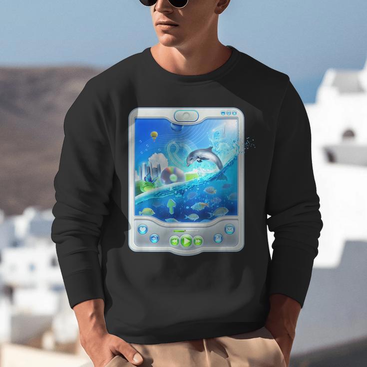 Frutiger Aero Skeuomorphism User Interface Nostalgia Unisex Sweatshirt