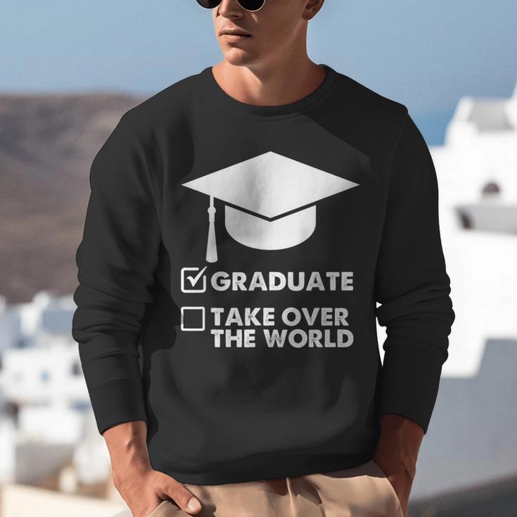 Funny Graduate Joke Mens Womens Graduation Gifts Unisex Sweatshirt