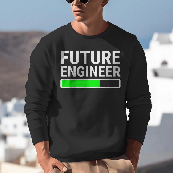 Future Engineer Loading Bar Cool Graduation Unisex Sweatshirt