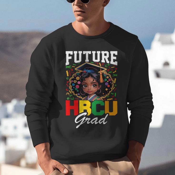 Future HBCU Grad Girl HBCU Toddler Kids Graduation Unisex Sweatshirt
