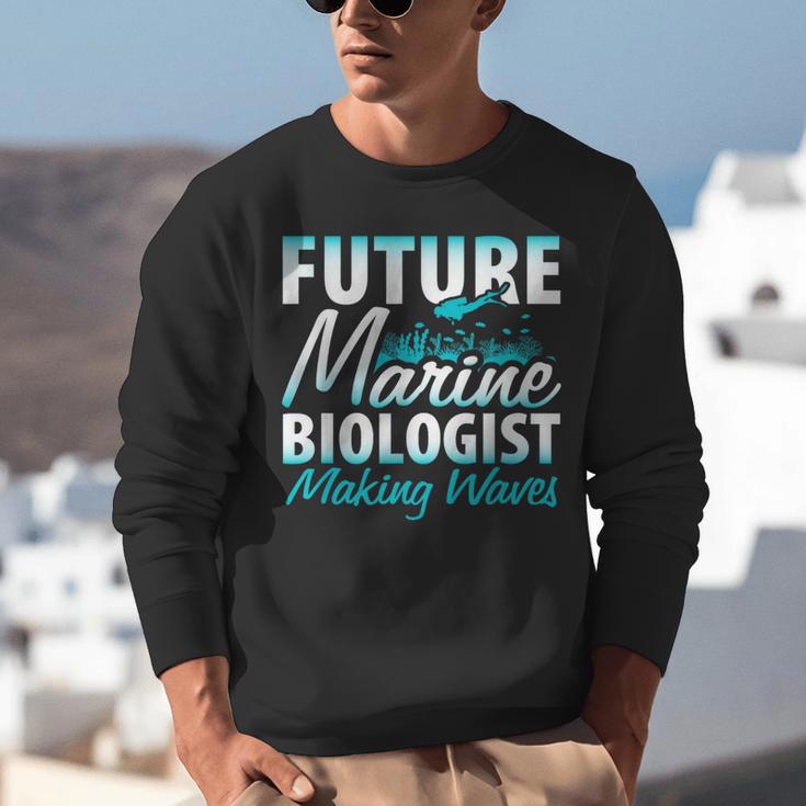 FUTURE MARINE BIOLOGIST MAKING WAVES Graduation T-Shirt Unisex Sweatshirt