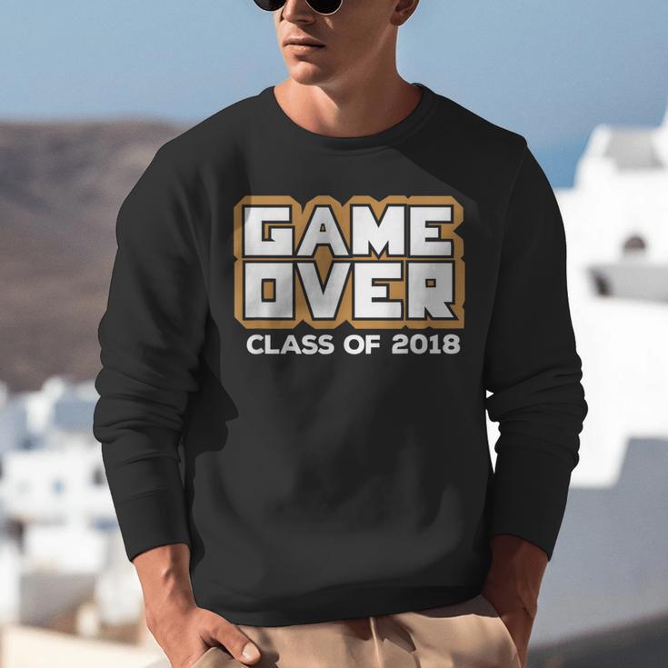 Game Over Class Of 2018 Graduation Shirt Unisex Sweatshirt