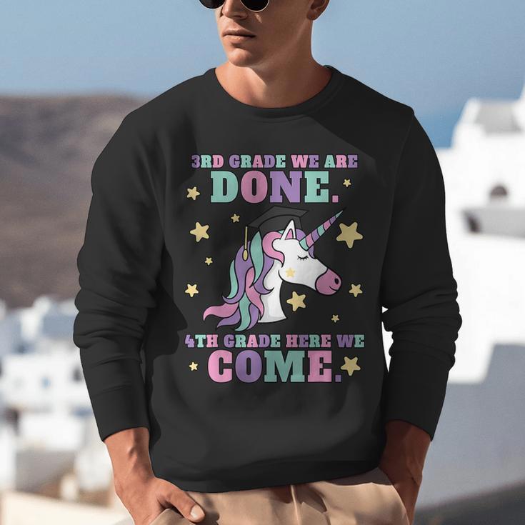 Girls 3rd Grade Graduation Magical Unicorn Unisex Sweatshirt
