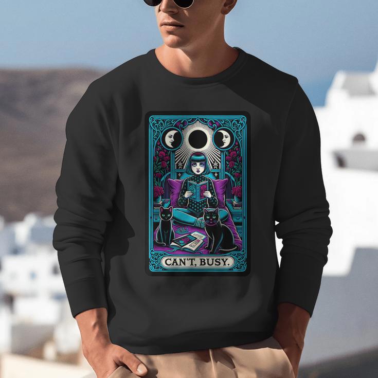 Gothic Girl Tarot Card Introverted Reader And Reading Unisex Sweatshirt Gothic Girl Tarot Card Introverted Reader And Reading Unisex Sweatshirt