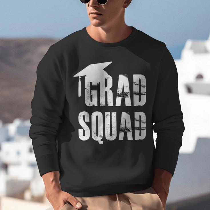 Grad Squad Graduate Graduation T-Shirt Graduation Idea Unisex Sweatshirt