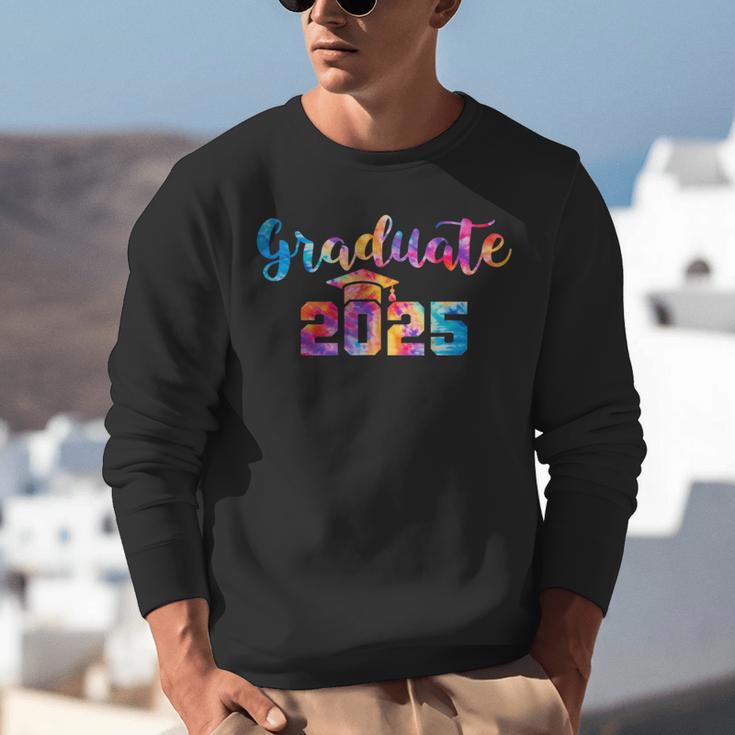 Graduate 2025 Tie Dye Graduation 2025 Class Of 2025 Senior Unisex Sweatshirt