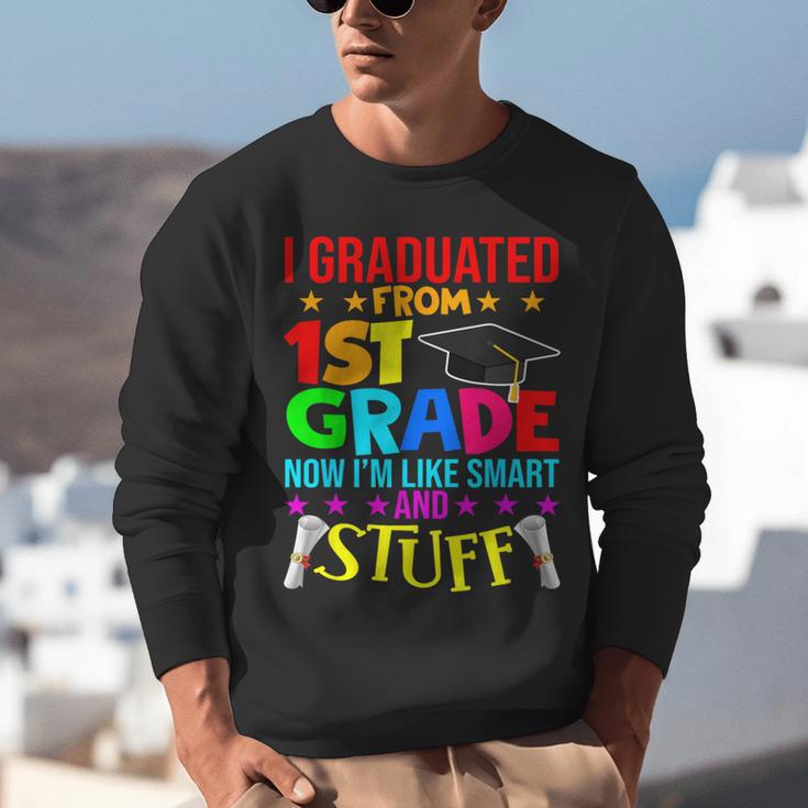 I Graduated From 1st Grade Graduation Matching Student Unisex Sweatshirt