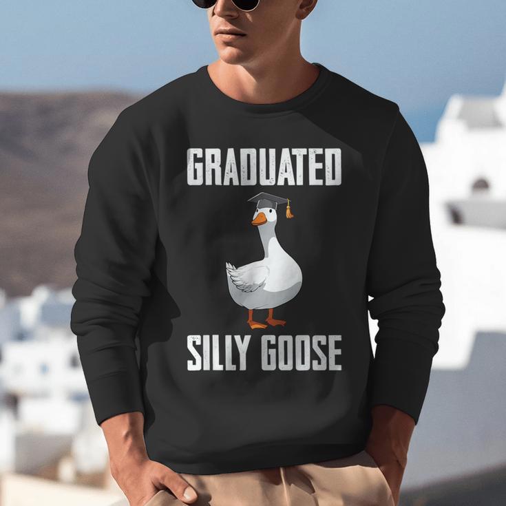 Graduated Silly Goose Student Graduation 2026 Grad Unisex Sweatshirt