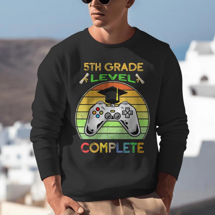 Graduation 5th Grade Level Complete Gamer Class 2021 Gaming Unisex Sweatshirt