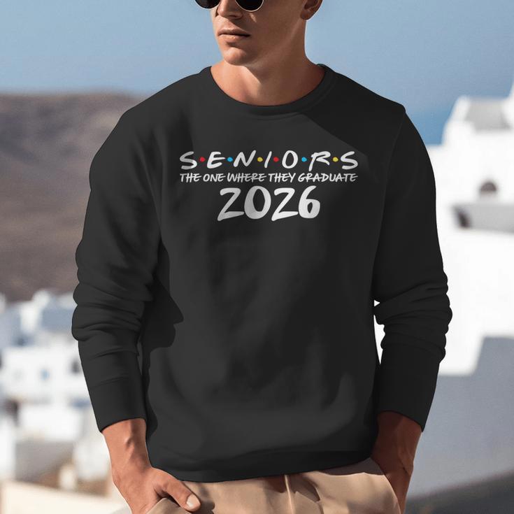 Graduation Announcements 2026 Retro Class Of 2026 Senior Unisex Sweatshirt