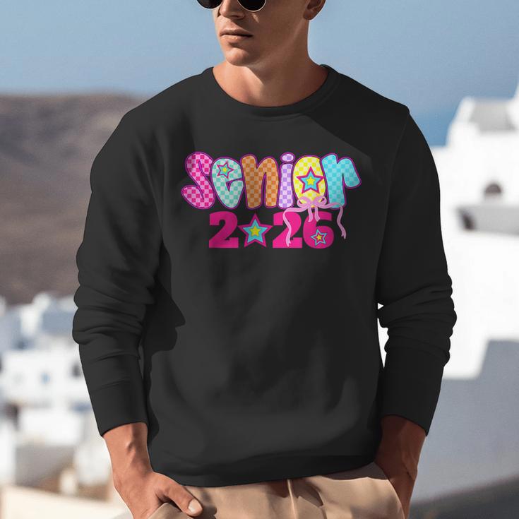 Graduation Class Of 2026 Senior Pink Coquette Bow 2026 Grade Unisex Sweatshirt