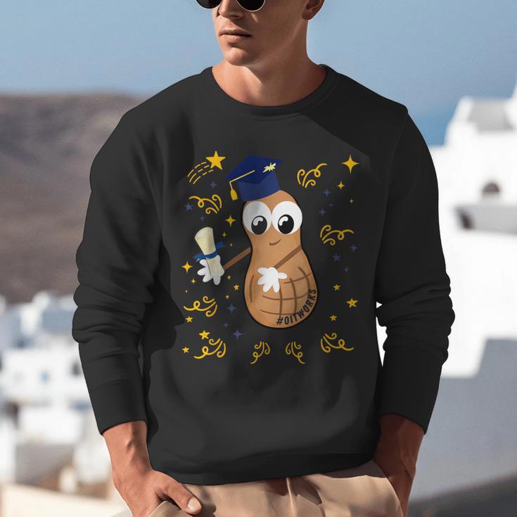 Graduation Flossing Peanut OIT Unisex Sweatshirt