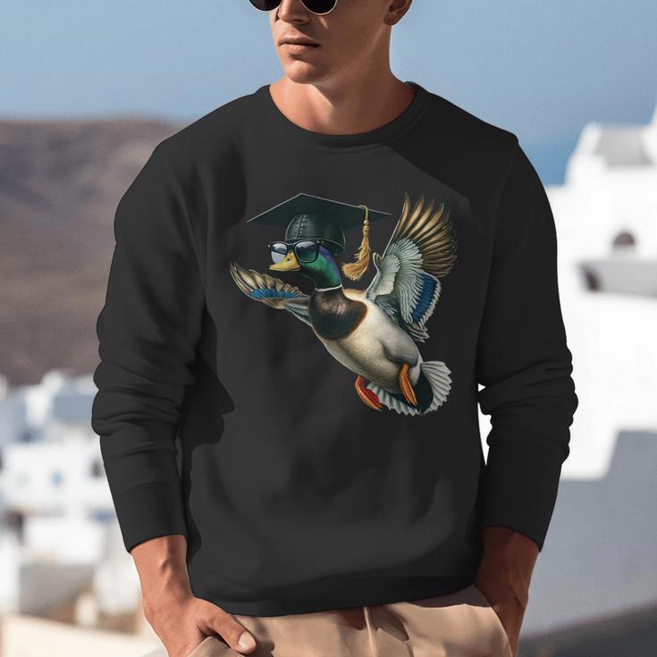 Graduation Mallard Duck Hunter Hunting Season Grad Hunting Unisex Sweatshirt