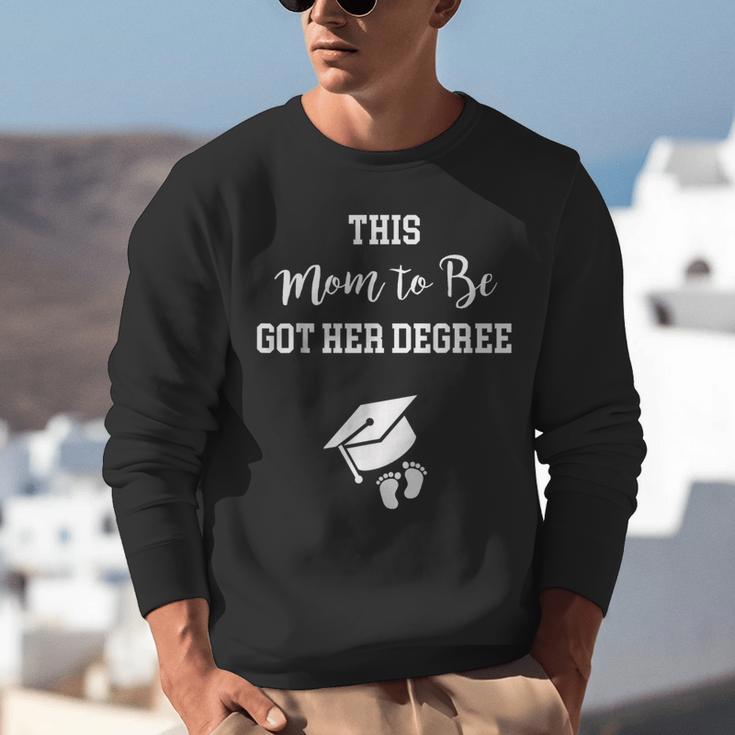 Graduation Pregnancy Announcement Shirt For Expectant Women Unisex Sweatshirt