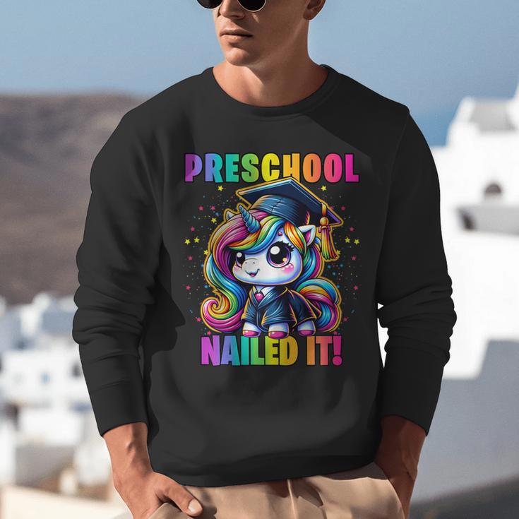 Graduation Preschool Unicorn Nailed It Pre-K Girls Grad Unisex Sweatshirt