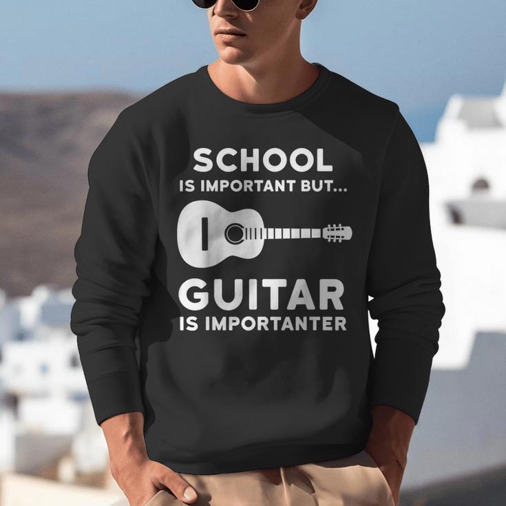 Graduation Shirt For Guitar Players & Band Member Unisex Sweatshirt