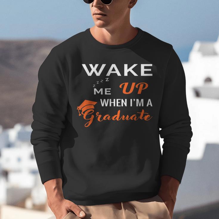 Graduation Shirt High School And College For Sleepy Graduate Unisex Sweatshirt