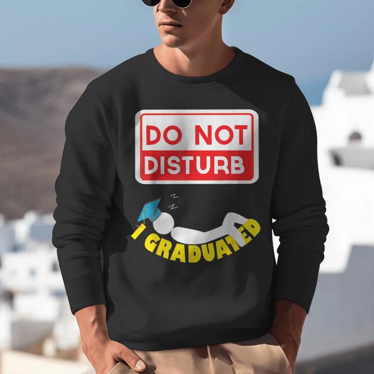 Graduation Shirt High School And College Sleepy Graduates Unisex Sweatshirt